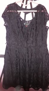 Plus Size Sweetheart Lace Dress 2X